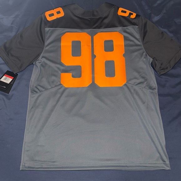 Tennessee Volunteers Nike Smokey Grey Football Jersey Men’s Size L NWT Stitched - Picture 8 of 9